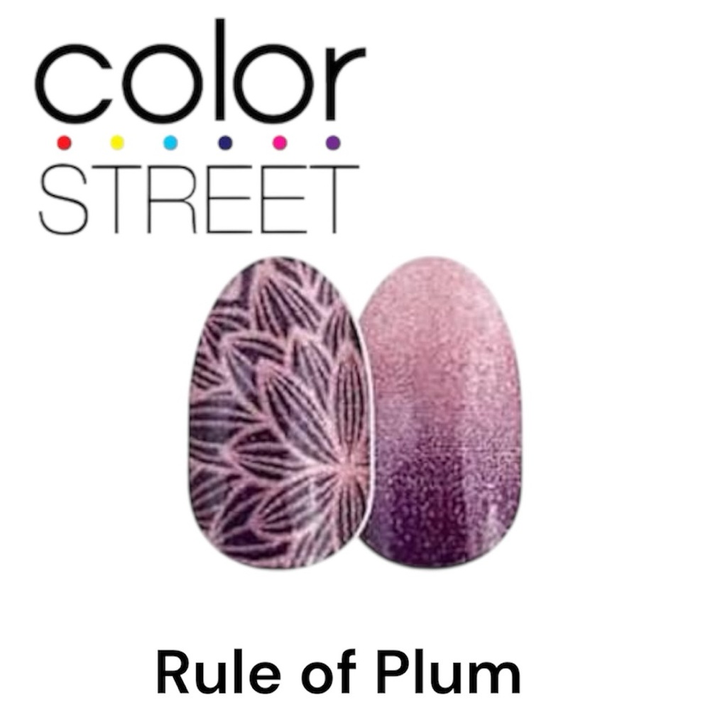 3 FOR $35: COLOR STREET Nail Strips - Rule of Plum